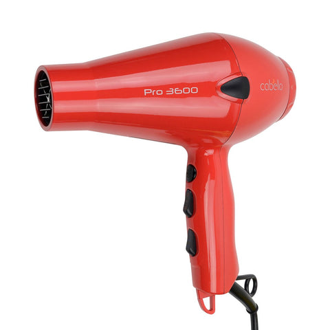Cabello Professional Hair Dryer PRO 3600 - Red