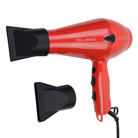 Cabello Professional Hair Dryer PRO 3600 - Red