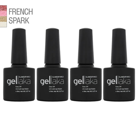 Gellaka Gel Polish French Spark 4PK