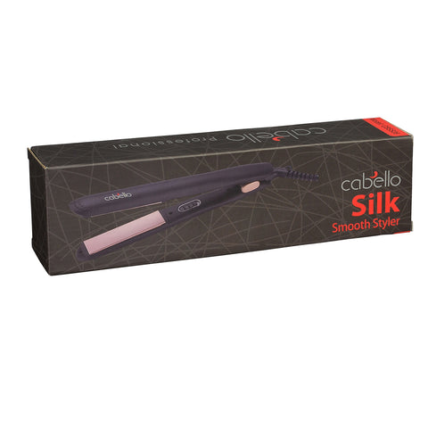 Cabello Silk Smooth Hair Straightener Styler - Black