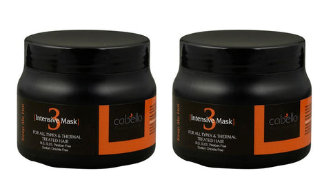 2 x Cabello Intensive Mask Keep Me Hot 2 x 500mL