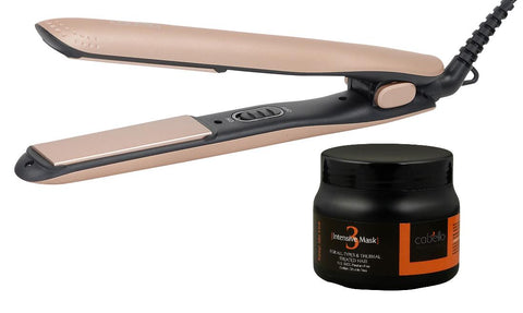 Cabello Silk Smooth Styler (Gold) + Intensive Mask 'Keep Me Hot' - Combo