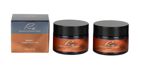 2 x Re Vitamin C Collagen Boost Cream 50mL