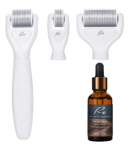 Re Face & Body Derma Roller "All in One" with Retinol Serum
