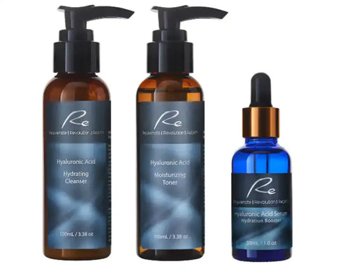 Re Hyaluronic Acid - Cleanser, Toner & Serum - Trio Pack