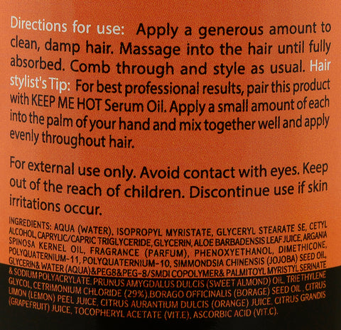 Cabello Professional Leave on Moisture ‘Keep Me Hot’