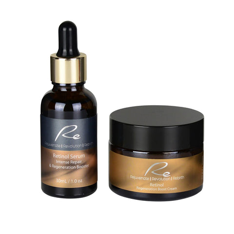 Re Retinol Regeneration Boost Face Serum + Cream - 30+50mL