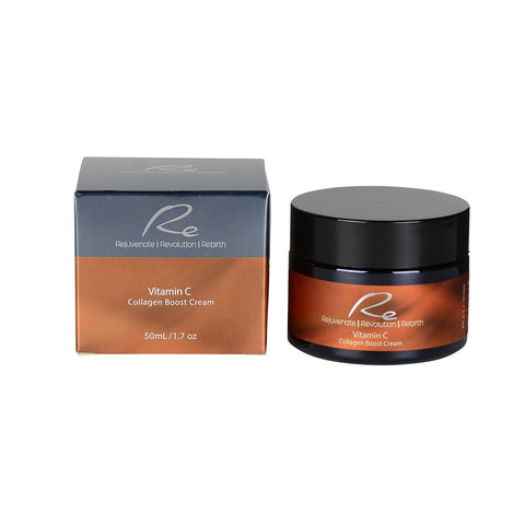 Re Vitamin C Collagen + Retinol Boost Face Cream - 2x50mL