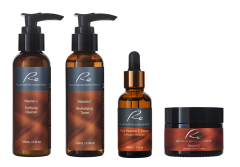 Re Pure Vitamin C Complete Skincare Set - 4Pack