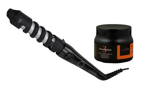 Cabello Voluminous Hair Curler + Intensive Mask 'Keep Me Hot'