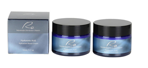 2 x Re Hyaluronic Acid Hydration Boost Cream 50mL